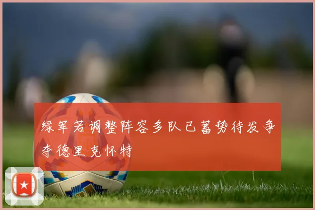 绿军若调整阵容多队已蓄势待发争夺德里克怀特